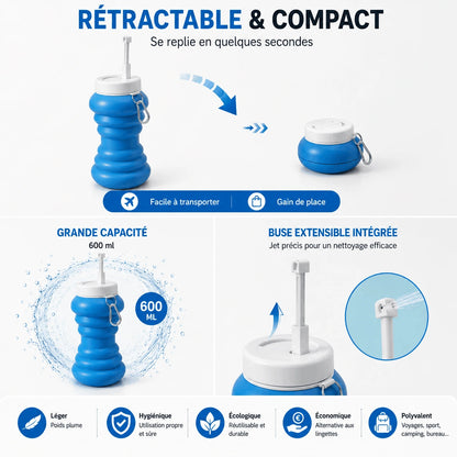 Bidet portable rétractable